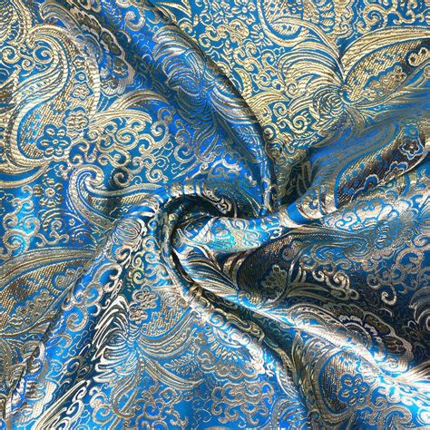 metallic brocade fabric